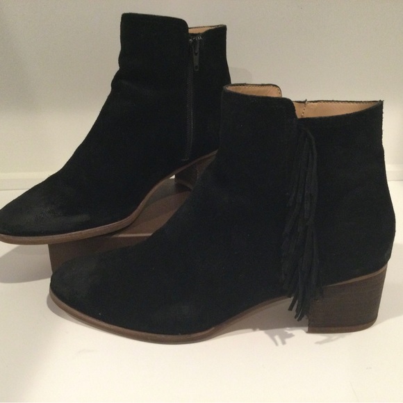 Banana Republic Western Style Ankle Boots Suede - Picture 2 of 13